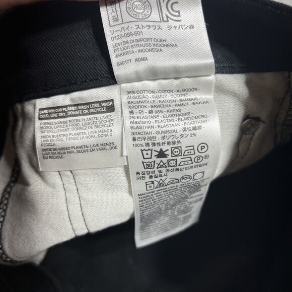 Levi's Men's 541 Relaxed Fit Straight Jeans - black Denim 36x34 g10 - Picture 6 of 8